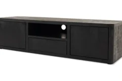 Tv-Meubels-Tower Living Tv-meubel Zwart Tenna