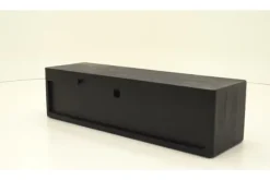 Tv-Meubels-Tower Living Tv-meubel Zwart Tenna