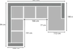 U-Banken|Elementen Banken-Be Inspired Quick U bank stof Miami 01 Napels