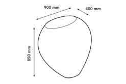 Sfeerhaarden-Xaralyn Vaas beige incl. bio ethanol haard Shigo