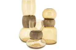 Decoratie-By-Boo Vaas Bruin 250276 Verra