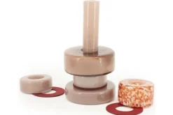 Decoratie-By-Boo Vaas Burgundy 240232 Golas