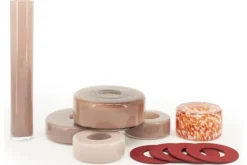 Decoratie-By-Boo Vaas Burgundy 240232 Golas