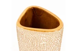 Decoratie-By-Boo Vaas Mosterd 250265 Dotangle