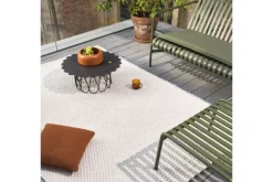 Hot Vloerkeed White Sand 497009 Lace | Vloerkleden