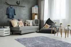 Vloerkleden-Divendo Vloerkleed 110 Blauw Etna