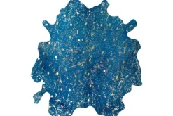 Sale Vloerkleed 410 Blauw Goud Glam Vloerkleden