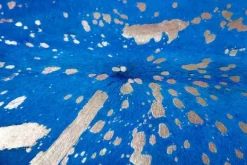 Sale Vloerkleed 410 Blauw Goud Glam Vloerkleden