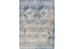 Vloerkleden-Divendo Vloerkleed 500 Creme Blauw Antigua