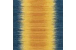 Vloerkleden-Divendo Vloerkleed 8070 Geel Blauw Sunset