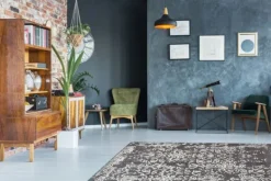 Vloerkleden-Divendo Vloerkleed 130 Grijs Antraciet River