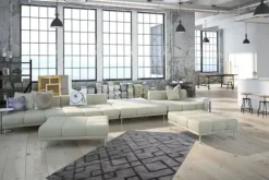 Vloerkleden-Divendo Vloerkleed 310 Grijs Antraciet Luxury