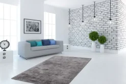 Vloerkleden-Divendo Vloerkleed 110 Grijs Antraciet Luxury