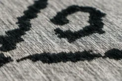 Vloerkleden-Divendo Vloerkleed 110 Grijs Zwart River