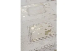 Vloerkleden-Divendo Vloerkleed 110 Ivoor Goud Spark