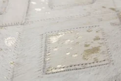 Vloerkleden-Divendo Vloerkleed 110 Ivoor Goud Spark