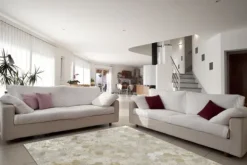 Vloerkleden-Divendo Vloerkleed 210 Ivoor Goud Spark