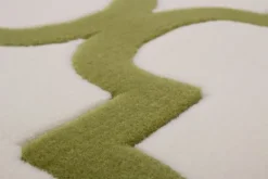 Discount Vloerkleed 3097 Ivoor Groen Manolya Vloerkleden