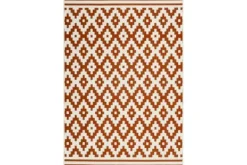 Vloerkleden-Divendo Vloerkleed 300 Ivoor Oranje Now!