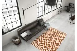 Vloerkleden-Divendo Vloerkleed 300 Ivoor Oranje Now!