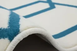 Vloerkleden-Divendo Vloerkleed 400 Ivoor Turquoise Now!