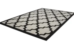 Vloerkleden-Divendo Vloerkleed 3097 Ivoor Zwart Manolya