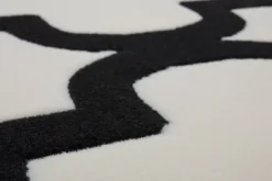 Vloerkleden-Divendo Vloerkleed 3097 Ivoor Zwart Manolya