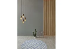 Vloerkleden-Divendo Vloerkleed 210 Lichtblauw Sunny