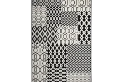 Vloerkleden-Divendo Vloerkleed 325 Multi Zwart Lina