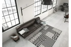 Vloerkleden-Divendo Vloerkleed 325 Multi Zwart Lina