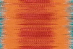 New Vloerkleed 8070 Oranje Blauw Sunset Vloerkleden