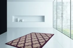 Discount Vloerkleed 3097 Taupe Lila Manolya Vloerkleden