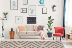 Outlet Vloerkleed 525 Taupe Lina Vloerkleden