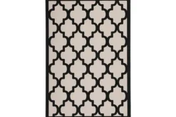 Outlet Vloerkleed 3097 Taupe Zwart Manolya Vloerkleden