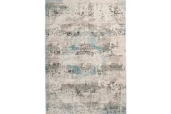 Hot Vloerkleed 325 taupe/turquoise Anouk Vloerkleden