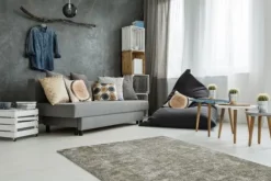 Vloerkleden-Divendo Vloerkleed 110 Zilver Olijf Etna