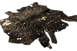 Discount Vloerkleed 110 Zwart Goud Glam Vloerkleden