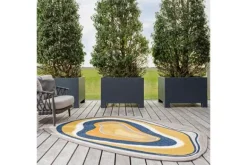 Vloerkleden-Brink & Campman Vloerkleed Aura Ochre 477306 Habitat |