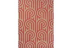 Vloerkleden-Florence Broadhurst Vloerkleed Claret 039200 Turnabouts