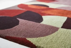 Vloerkleden-Brink & Campman Vloerkleed Cosmo Red Pale Green 95203 Decor |