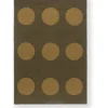 Vloerkleden-Brink & Campman Vloerkleed Festival Dots Olive 495817 Habitat |