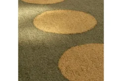 Vloerkleden-Brink & Campman Vloerkleed Festival Dots Olive 495817 Habitat |