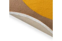 Vloerkleden-Brink & Campman Vloerkleed Festival Round Yellow 496306 Habitat |