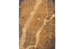 Vloerkleden-Louis de Poortere Vloerkleed Gatsby Gold 9315 | New York Cities |