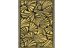 Vloerkleden-Florence Broadhurst Vloerkleed Gold 039305 Japanese Fans