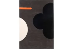 Vloerkleden-Orla Kiely Vloerkleed Graphite 060605 Geo Flower