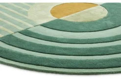 New Vloerkleed Green Fano Girare | Vloerkleden