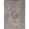 Sale Vloerkleed Grey Ebony 8257 Fading World Medallion | Vloerkleden
