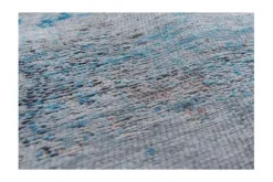 Vloerkleden-Louis de Poortere Vloerkleed Grey Turquoise 8255 Fading World Medallion |