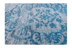 Vloerkleden-Louis de Poortere Vloerkleed Grey Turquoise 8255 Fading World Medallion |